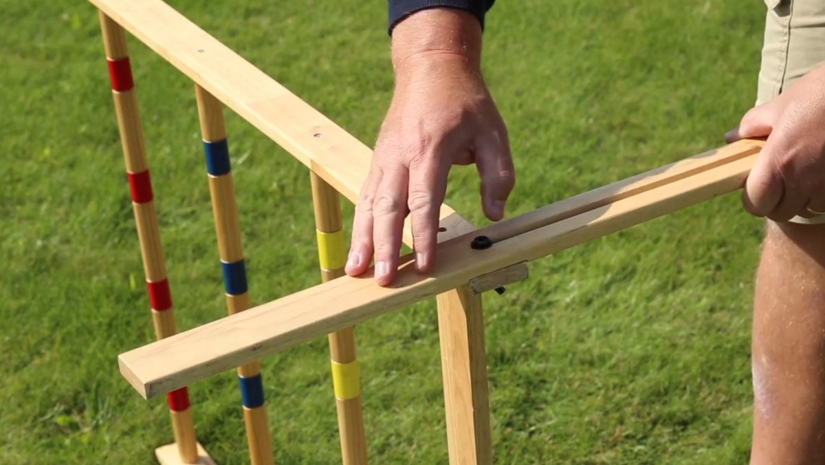Bex Spin Ladder Original – Ladder Toss Werpspel – Houten Buitenspel Van Rubberhout – Inclusief 6 Touwballen – Complete Set – Vanaf 8 Jaar — afbeelding 3