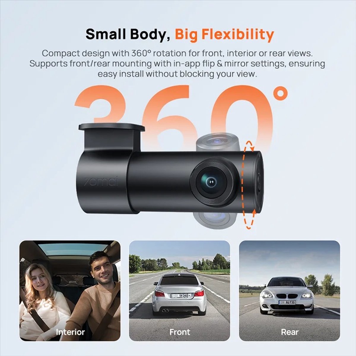 HOB Dashcam - Daschcam Voor Auto - 64 GB - Dashcam 2K - WiFi - Nachtzicht - Parkeerbewaking - App bediening - Groothoek 143° – foto 7