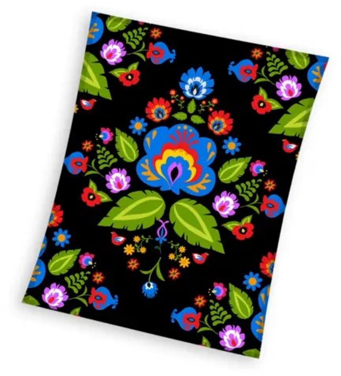 Sweet Home Flowers Fleece plaid 150 x 200 cm