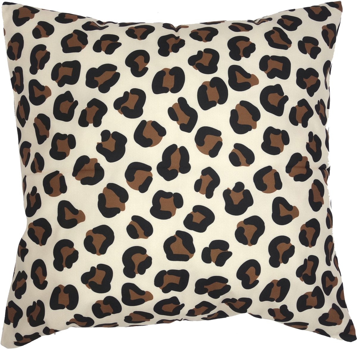 Kussenhoes Luipaard Dierenprint | Naturel 45 x 45 cm | Exclusief binnenkussen