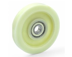 Fixem Loopwiel Geschikt voor AEG, Zanussi, Electrolux Wasdrogers – Vervangt 1364059004, 1364169001, 8077877028 – Slijtvast – Ø71mm, 10mm Lager – Alternatief - 1 Stuk