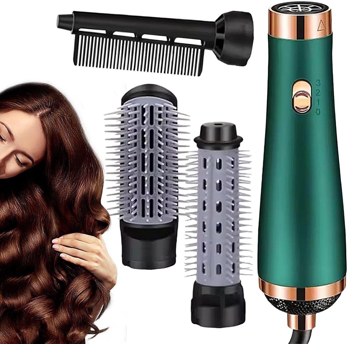 Luchtstyler Multi Styler - Haar Tool - Snel Drogen Krullen - Krachtige 900W Motor - 22x4cm