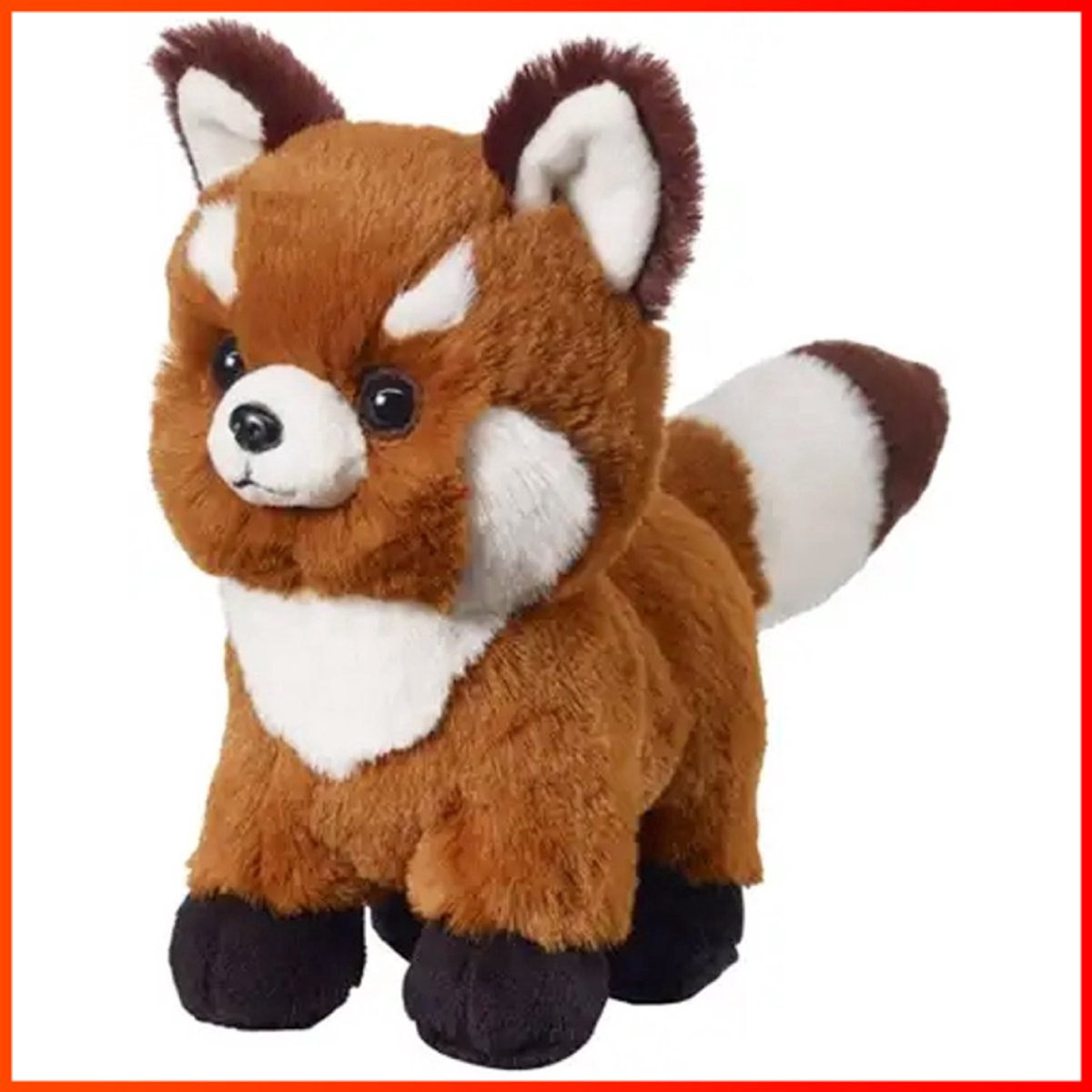 Wasbeer Bruin/Wit Pluche Knuffel 15 cm - Speelgoed Knuffeldier voor Kinderen Jongens Meisjes