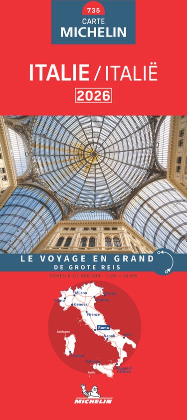 Nationale kaarten Michelin - Michelin Wegenkaart 735 Italië ... - cover