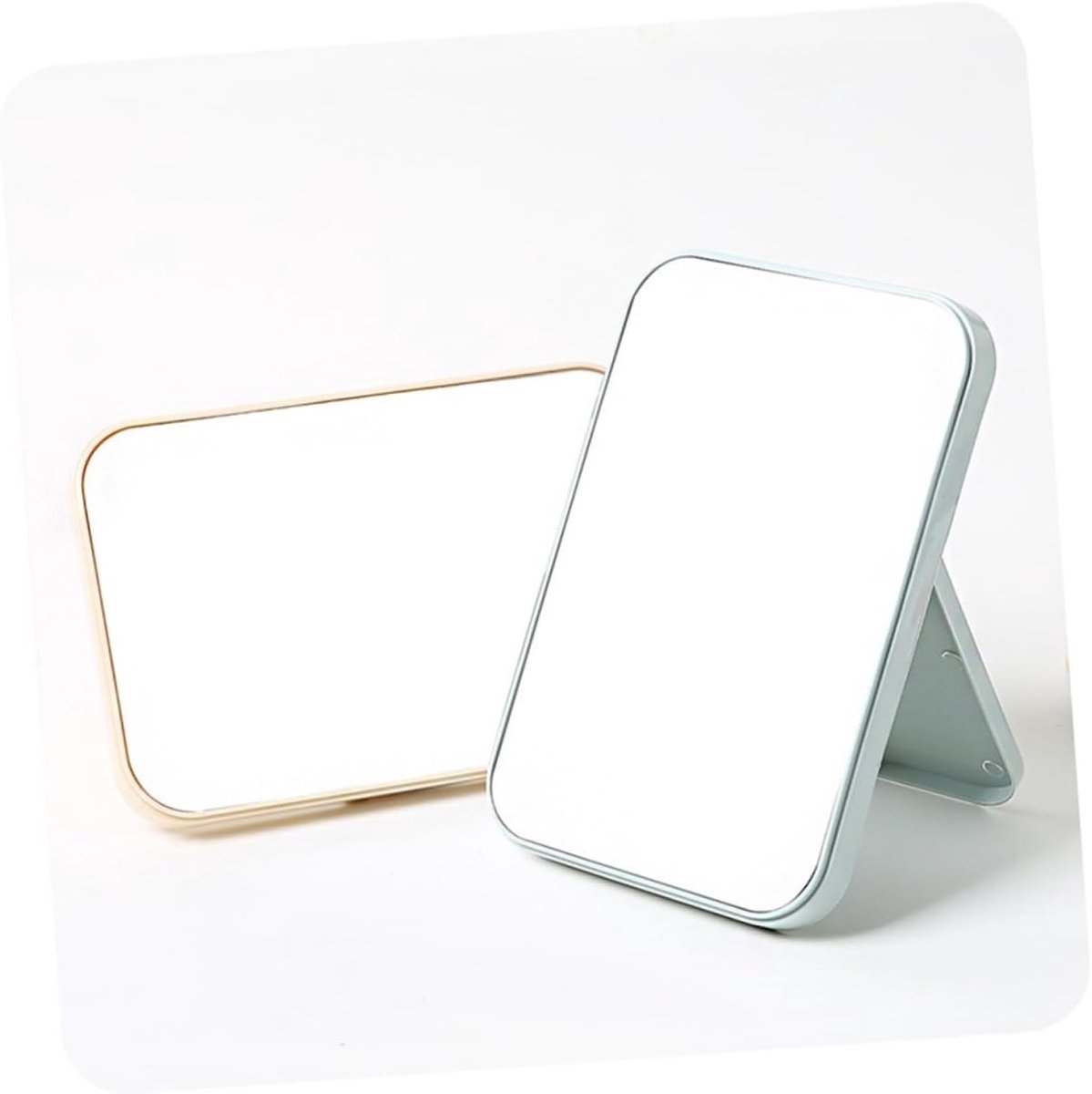 Opvouwbare Spiegel - Make-up Spiegel - Reizen en Thuis - Met Standaard - 22 x 15 cm - Lavendel