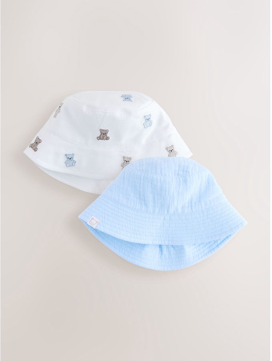 Next - Jongens - Emmerhoeden 2 Pack - Blauw