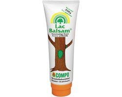 COMPO LacBalsam wondafdekmiddel - kunstmatige korst - met borsteltje - voor fruit- en sierbomen - tube 350 g
