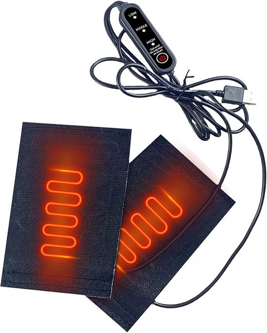 Verwarmde Handgrepen - Elektrische Motor Handvatten - Winter Motorrijden - Instelbare Temperatuur - 145 x 95 cm - Zwart