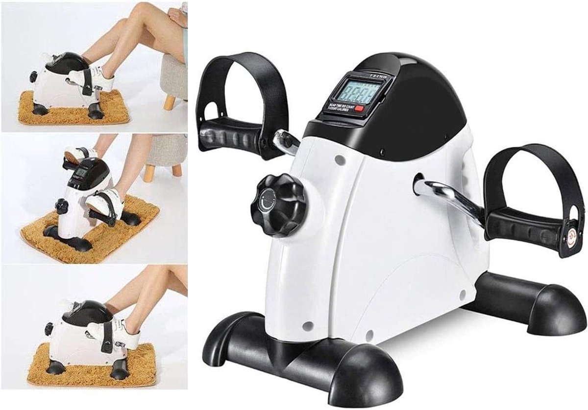 Mini Hometrainer - Fiets Trainer - Thuis Trainen - LCD Monitor - 35x40x31.5cm - Zwart