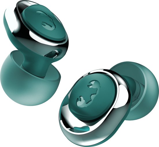 Gecertificeerde gehoorbescherming oordopjes Pearls Ombré – 18/23 dB demping, vindbare LED-case, silicone tips S/M/L