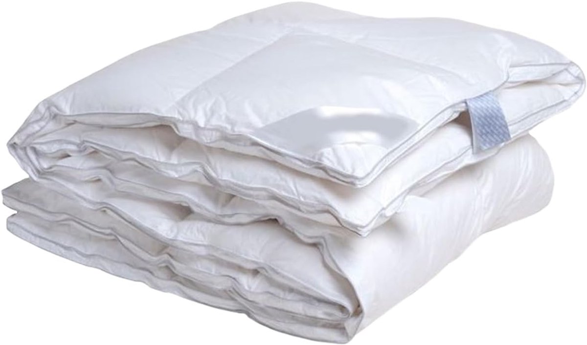 Warm Winter Dekbed - Donsdeken Veren - Slaapcomfort Verwarmen - 15% Dons Vulling - 240x200 cm - Offwhite