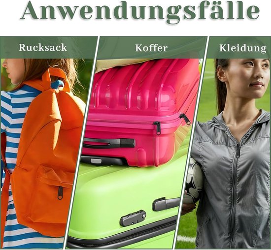 Ritssluiting Reparatie Set - Schuifjes Vervangen - Kleding Repareren - Universeel Waterdicht Metaal - 20 Stuks 4 Maten - Zwart van Merkloos — afbeelding 4