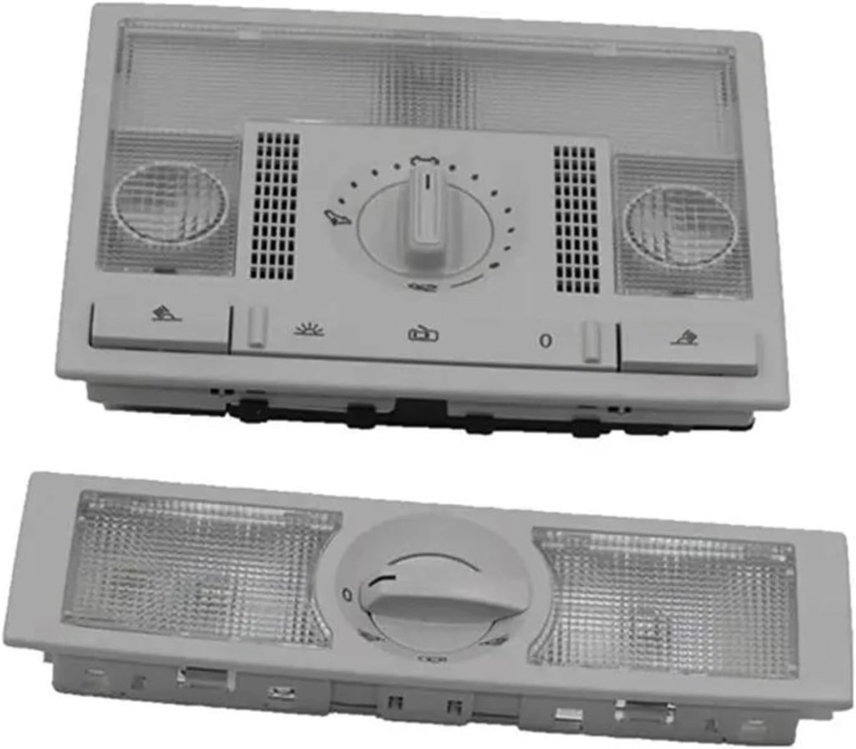 Dak Leeslamp - Interieurverlichting - Auto Verlichting - Directe Montage - 1 kg - Grijs