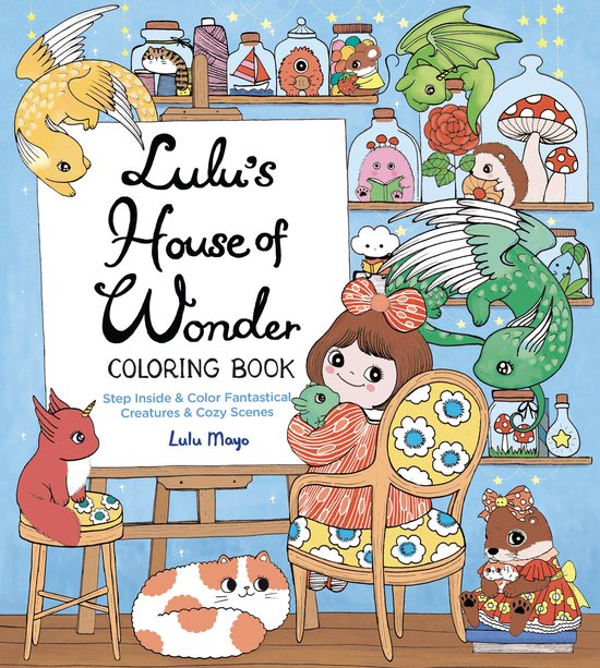 Lulu's House of Wonder Coloring Book - cover