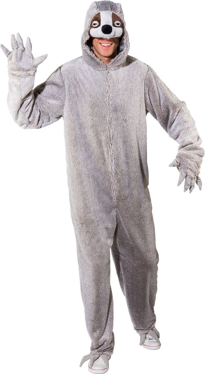 Onesie Luiaard Volwassenen - Maat 175-190cm
