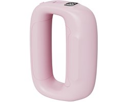 Massagepistool - Spiermassage Apparaat - Mini Massage Gun - Vibratie Massage Ring - Oplaadbare Massage Gun - LCD Display - 5 Standen - Stil - Roze