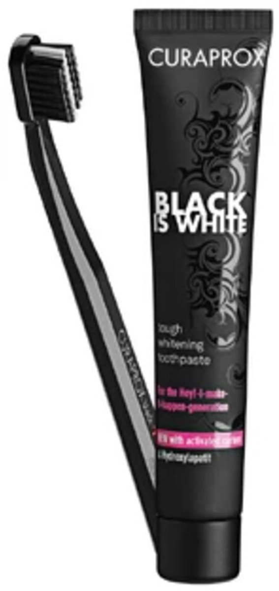 Curaprox Tandpasta & Tandenborstel Black is White 90ML