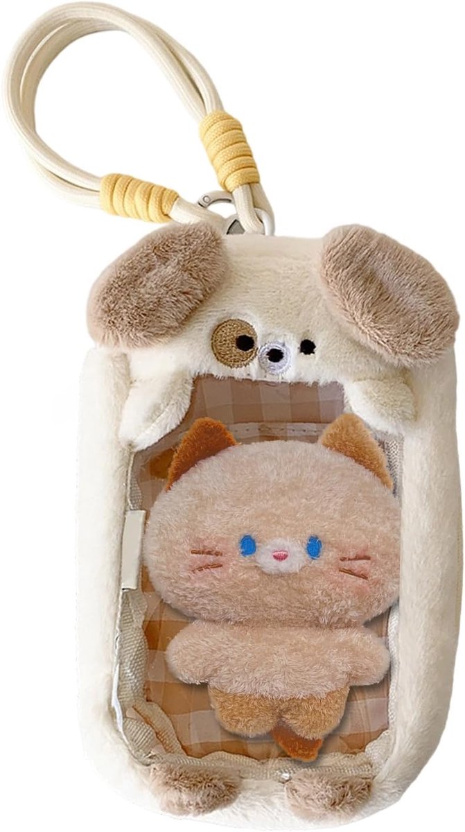 Draagbare Poppenkoffer - Klein Opbergtasje - Speelgoed Opslag - Met Ophangbare Haak - 8 Inch