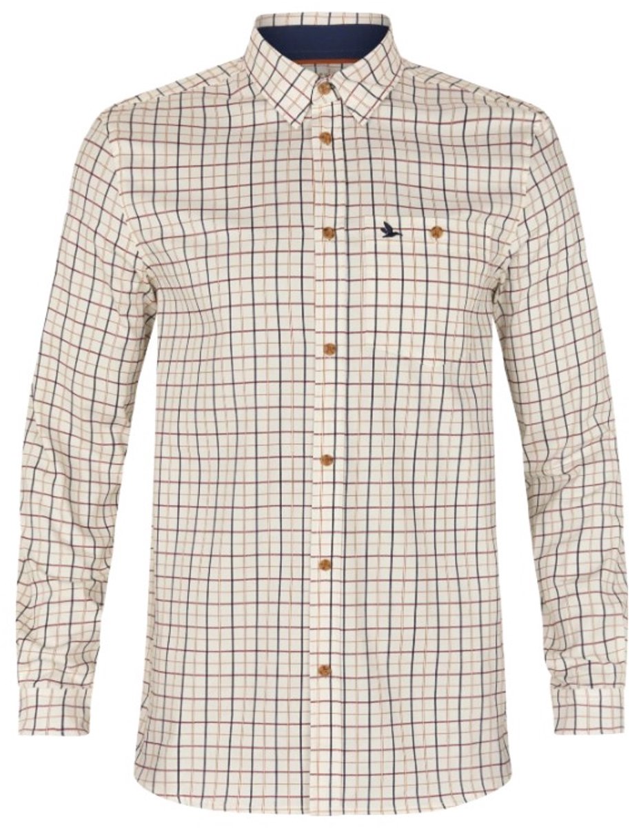 Seeland Oxford Shooting Shirt Outdoorhemd Scandinavische hemd Jachthemd Classic /Merlot Check Cypress