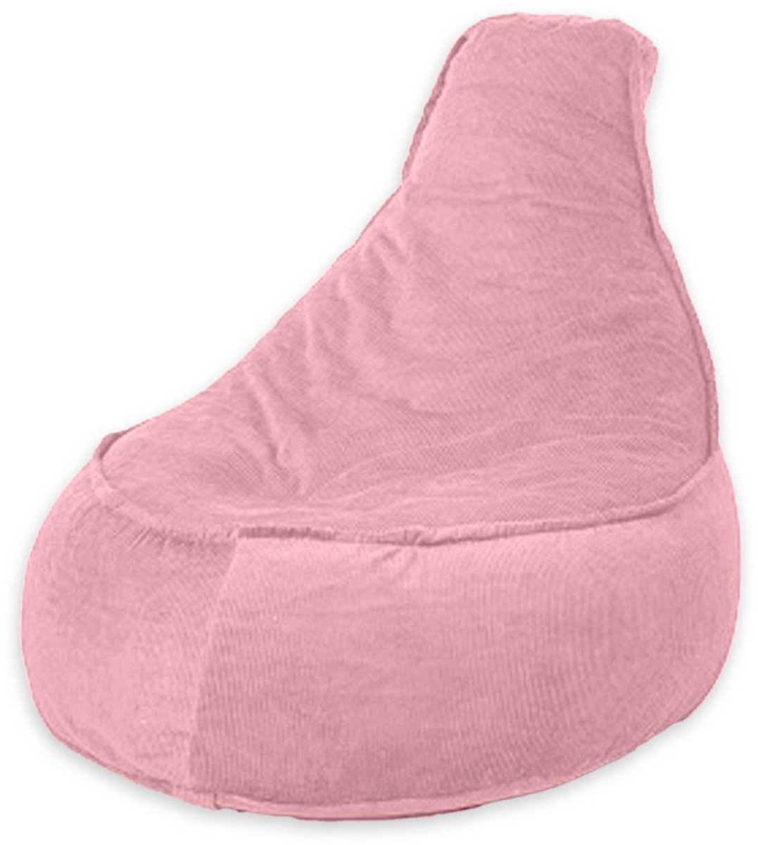 Drop & Sit Stoel Zitzak Ribstof – Rose – Junior – Voor Binnen