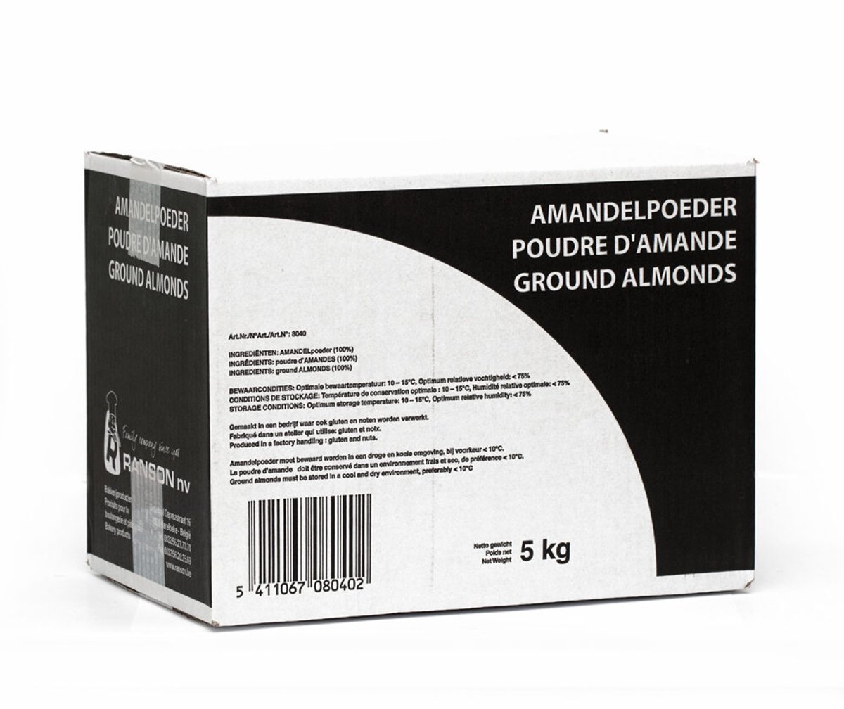 Amandelpoeder wit 100% 5 KG