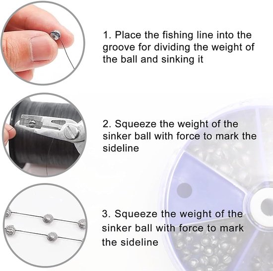 Dobberset van Schuim en Vislood voor Forel- en Grofvisserij - Visaccessoires met Goede Zichtbaarheid van Merkloos — afbeelding 3