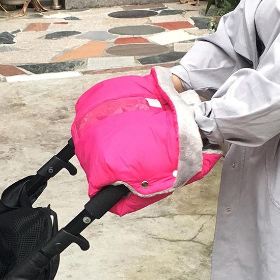 Kinderwagen Wanten - Warme Handen - Wandelen Buiten - Zachte Binnenlaag - 50 x 30 cm - Roze — afbeelding 2