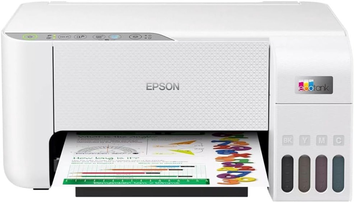 Multifunctionele Printer - Alles-in-één Printer - Thuiswerk & Kantoor - Continue Inktvoorziening - 41 x 445 x 25 cm - Zwart