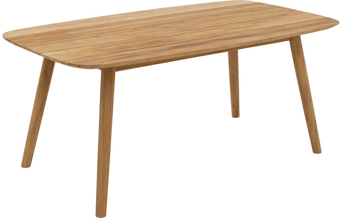 Goossens Tuintafel Lago - Hout - onbewerkt - 180 x 76 x 90 cm