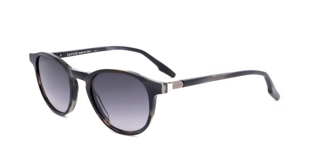 Safilo BURATTO 02/S Horn blue grey 47/20/145 MAN Zonnebrillen
