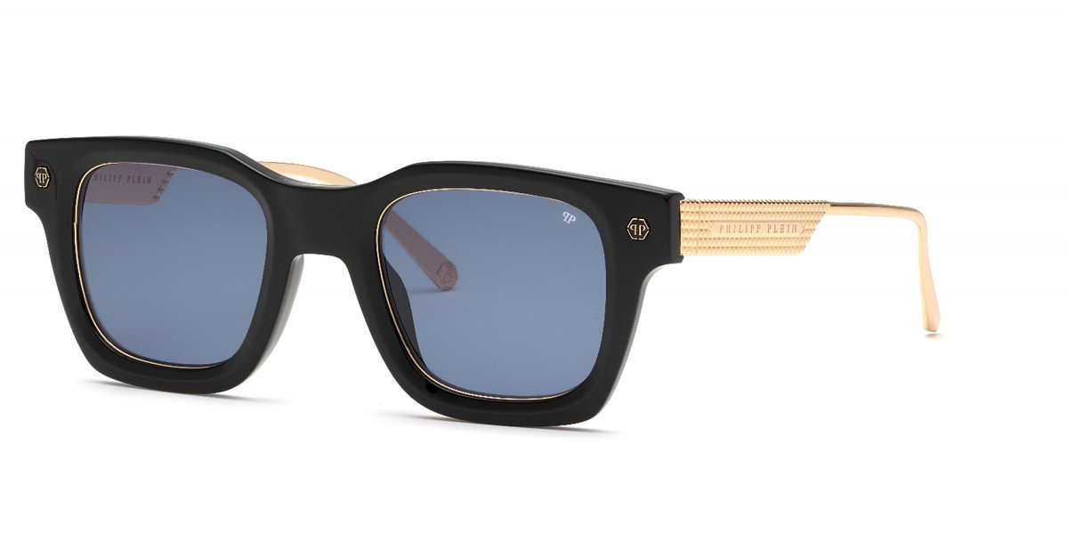 Philipp Plein SPP105M Nero lucido 50/24/145 MAN Zonnebrillen