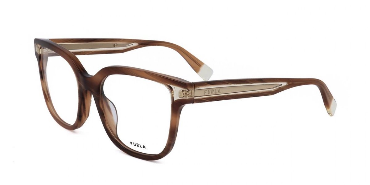 Furla VFU582V Shiny striped brown 52/19/140 WOMAN Brilmonturen