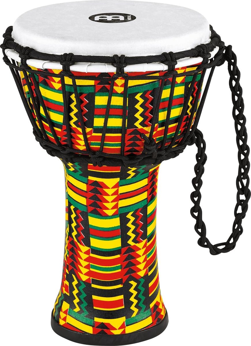 Junior Djembe - Handtrommel - Muziek Maken - Synthetische Schaal - 7 Inch - Simbra