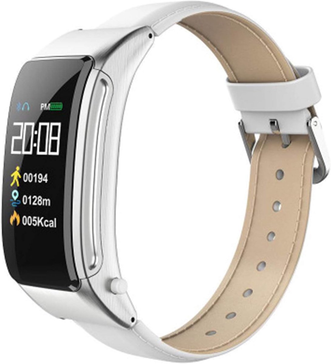 Slimme Armband - Fitness Tracker Horloge - Gezondheid Monitoren - Hartslag Stappenteller - 0.96 Inch IPS - Zwart