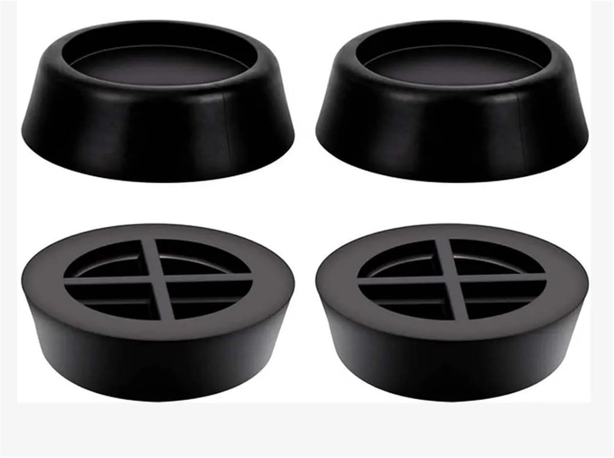 Wasmachine Onderlegger - Anti-Vibratie Pads - Stille Werking - Universele Pasvorm - 45 x 65 cm - Zwart