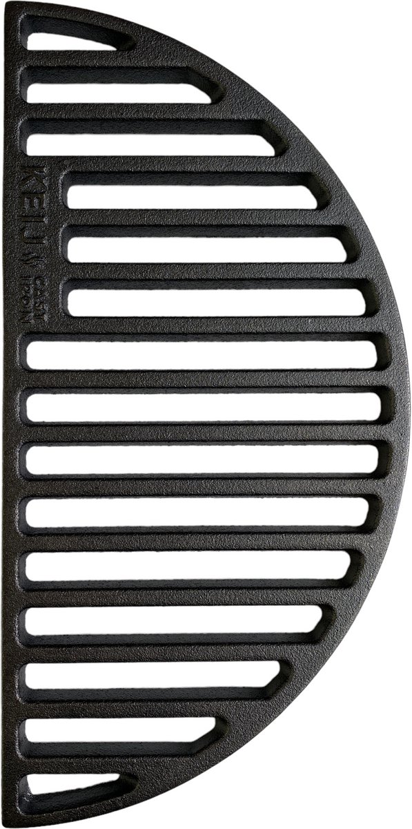 Set half grillrooster en grillplaat - gietijzer - Large - 46,5 cm - geëmailleerd