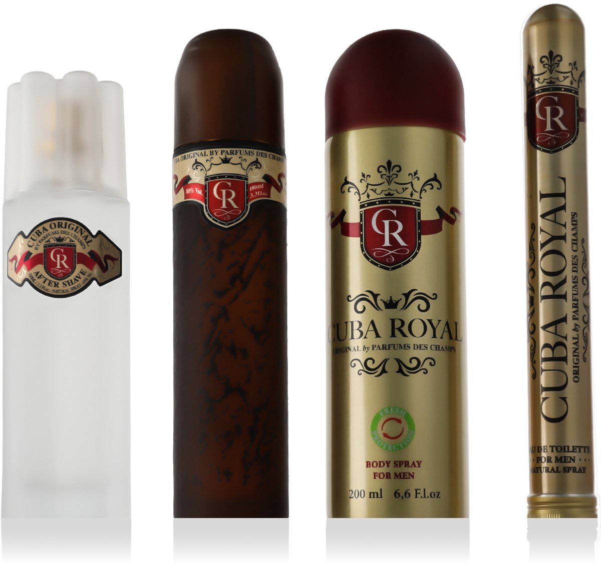 Royal Gift Set Eau De Toilette (edt) 100 Ml, Eau De Toilette (edt) 35 Ml, Body Spray 200 Ml And Aftershave 100 Ml 100ml