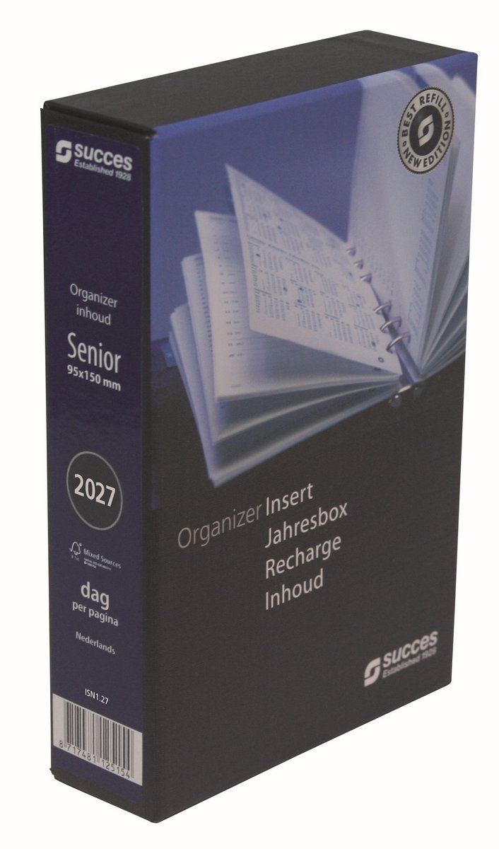 Succes Organizing Systems | Inhoud | Losbladig | Senior | 1 dag-1 pagina | Nederlandstalig | 2027 |