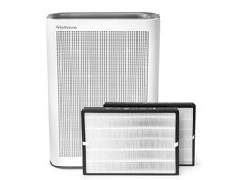 Rolfstone Air Balance Ultra Luchtreiniger – HEPA 13 + koolstoffilter – CADR 660 m³/u – Voor ruimtes tot 144 m² – Vermindert stof en pollen – Fluisterstil – 3 standen + slaapstand + automatische stand – Luchtkwaliteitsindicator