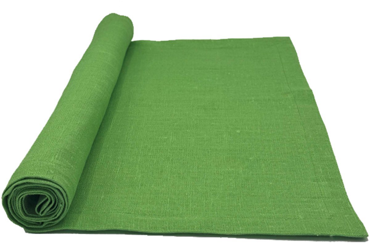 Maya tafelloper brightgreen 40 x 140 - set van 3