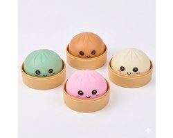 Mystery Dumplings Squishy - Anti Stress Knijpspeelgoed – Schattig Knijp Speeltje – Zacht Fidget Speeltje voor Kinderen en Volwassenen