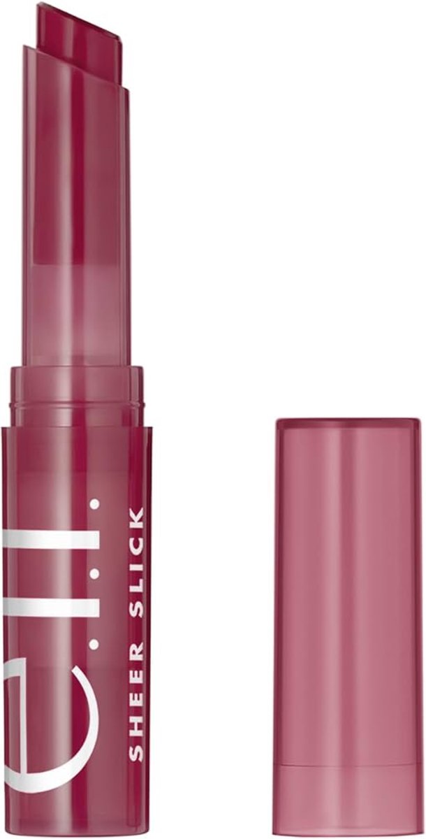 e.l.f. Sheer Slick Lipstick - Black Cherry - Hydraterende Kleur - 1,9 g