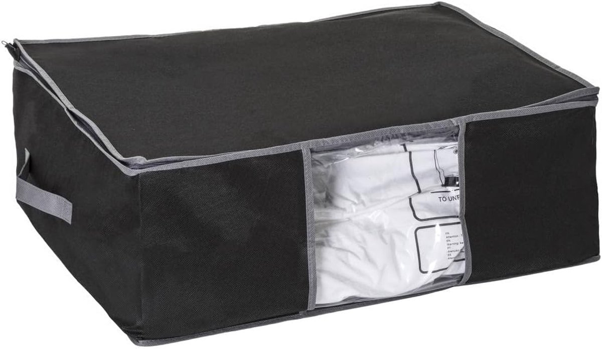 Vacuüm Opbergzak - Ruimtebespaarder - Kleding Opbergen - Herbruikbaar - 60x45x25 cm - Ecru