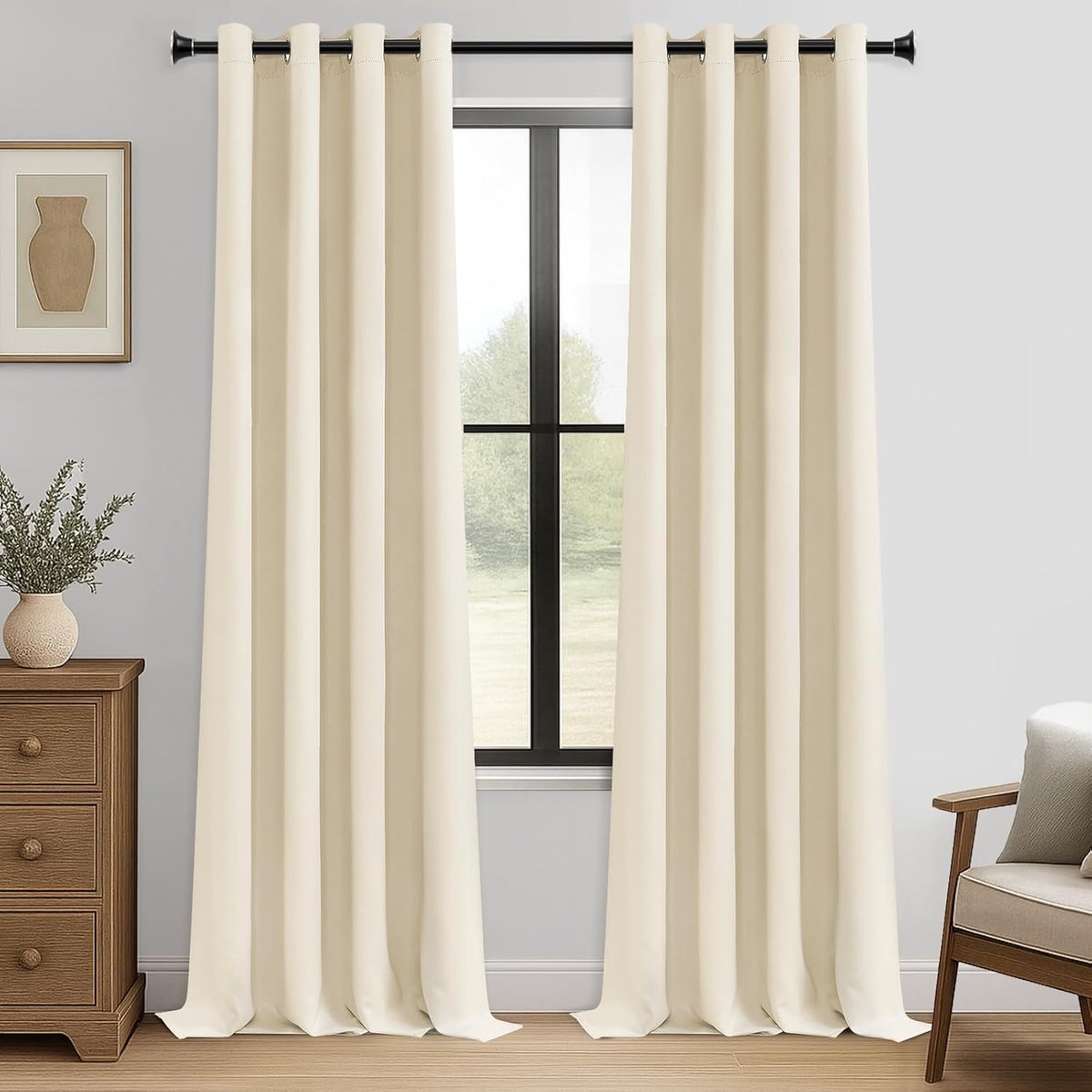Verduisterende Gordijnen - Isolerende Raambekleding - Slaapkamer Woonkamer - Thermostaat G