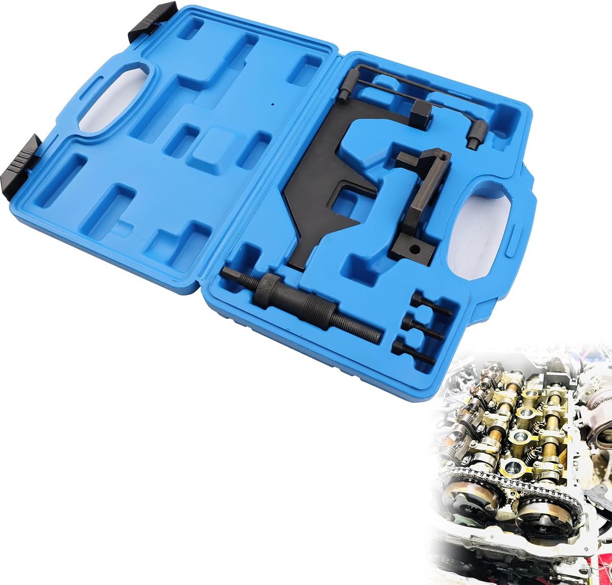 Motortiming Gereedschap - Motor Timing Tool - Motor Reparatie - Hoge Koolstofstaal - 32x22x6cm