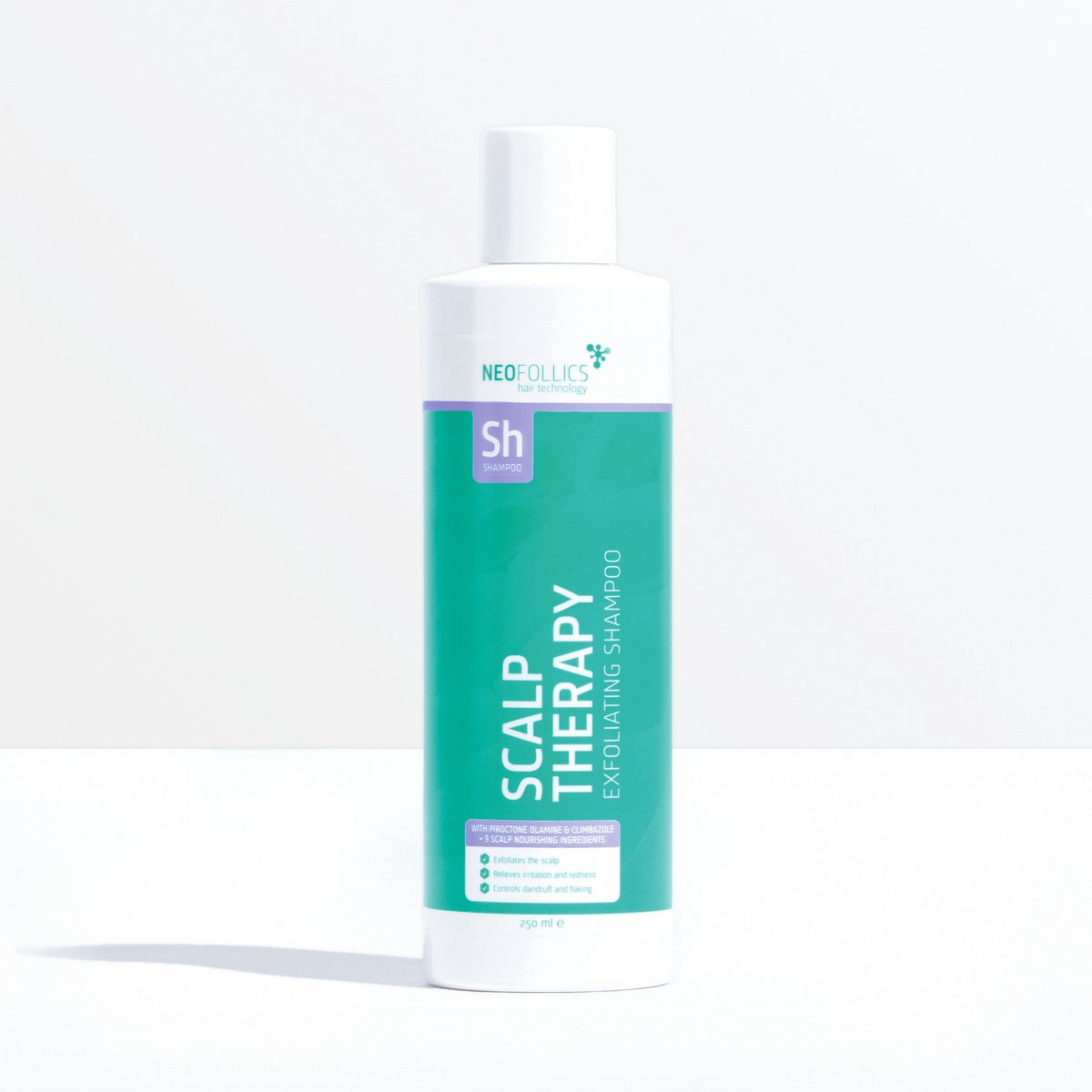 Neofollics Scalp Therapy Exfoliating Shampoo 250 ml - Anti-roos vrouwen - Voor Hoofdhuid met roos