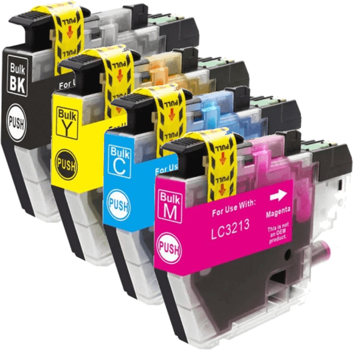 Voordeelset - Vervanger voor Brother LC-3211/LC-3213 XL