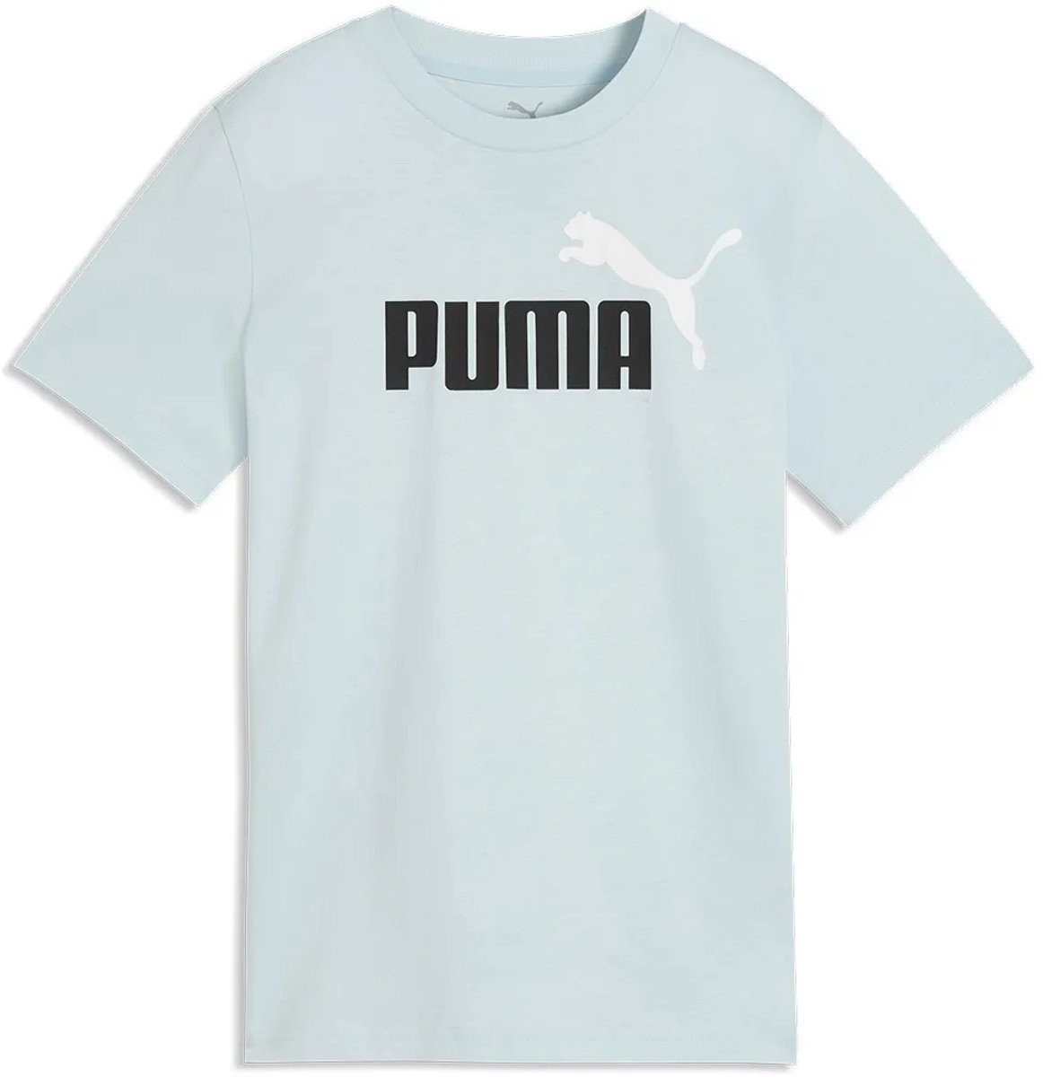 Puma Ess 2 Color No.1 Log T-shirt Met Korte Mouwen 7-8 Years Kinderen Fresh Water