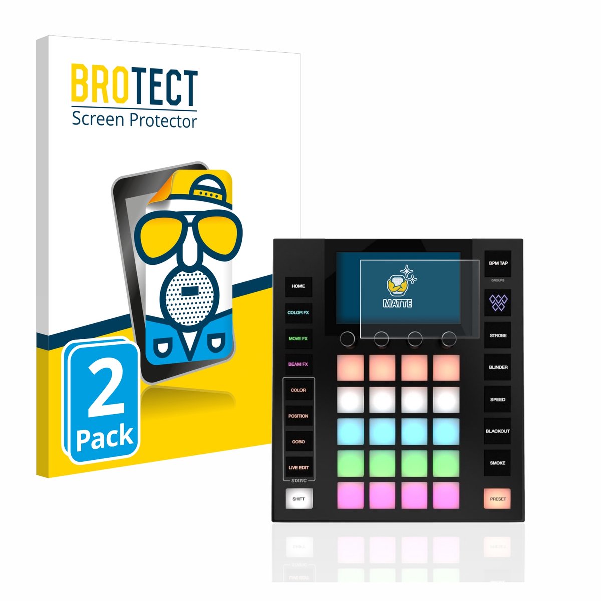 BROTECT - Screenprotector voor Wolfmix W1 - Folie Beschermfolie matte 2 Stuks
