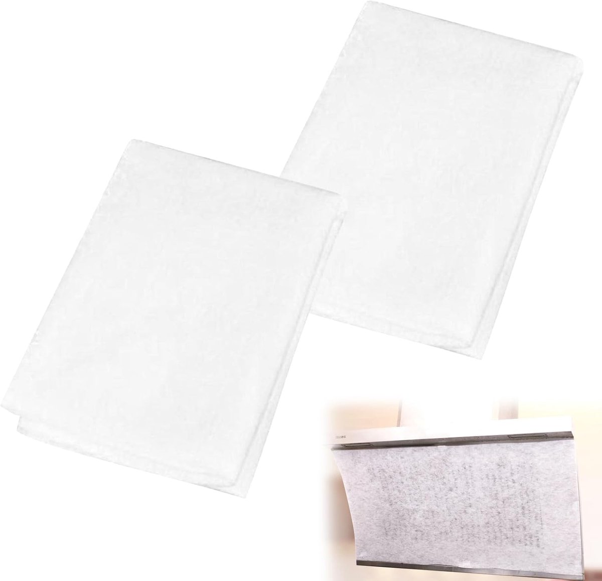 Filter Afzuigkap - 12 Stuks - Filter Afzuigkap - Universeel Knipbaar -Multy Wasemkapfilter - 45*43cm - Niet-geweven - Vetfilter - Vlam - Geschikt